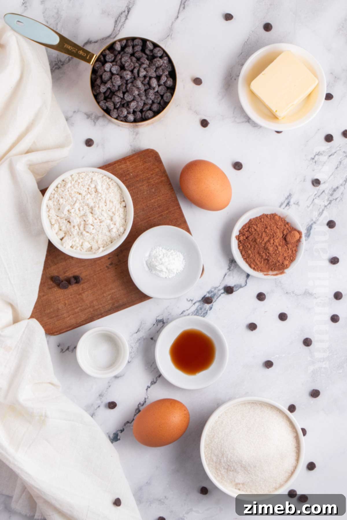 Brownie Cookie ingredients