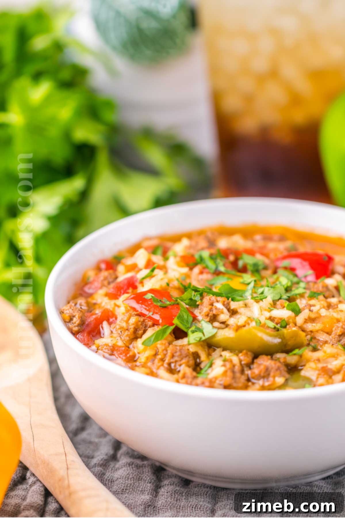Hearty Bell Pepper and Rice Stew 2 Stuffed Pepper Soup