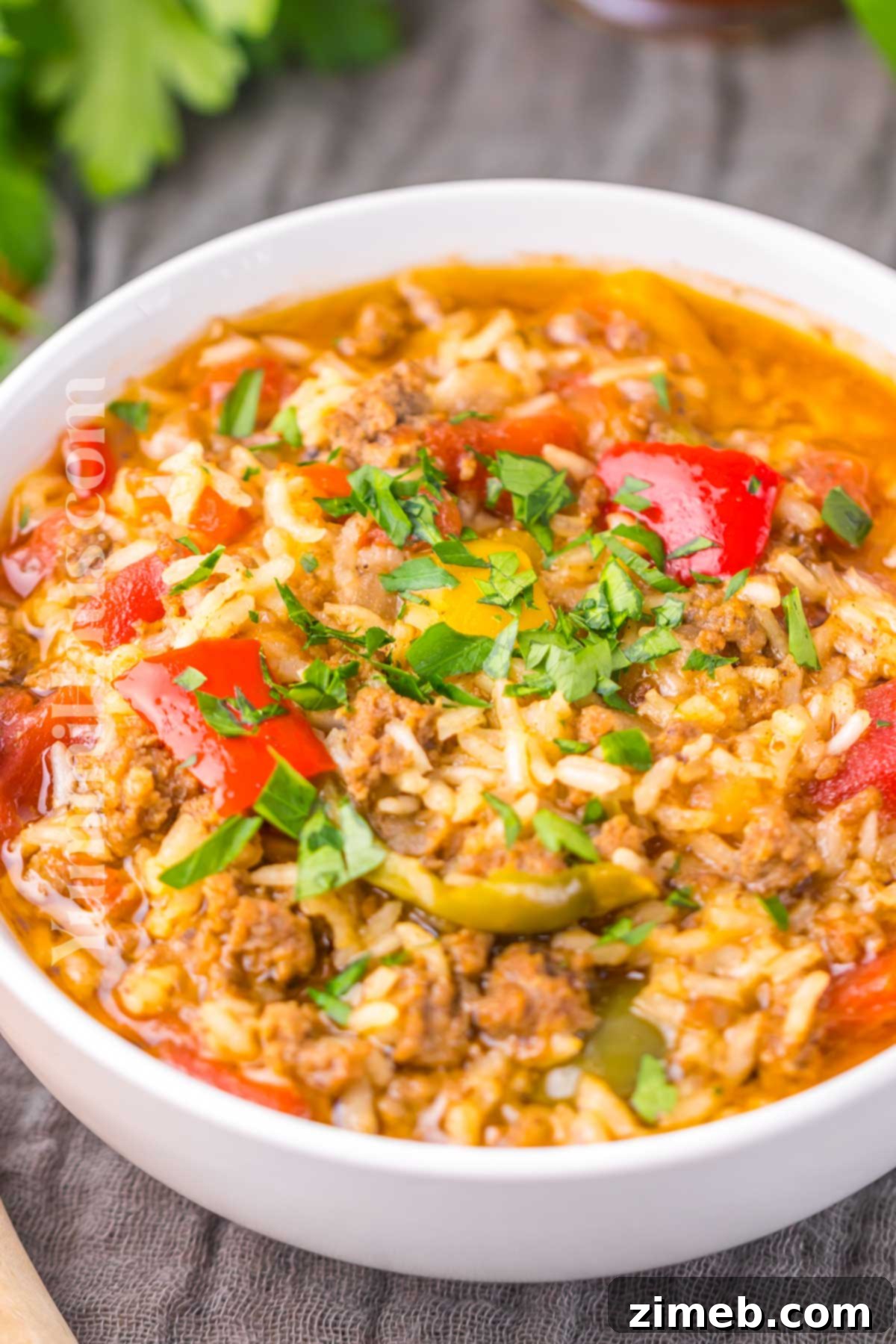 Hearty Bell Pepper and Rice Stew 15 Stuffed Pepper Soup recipe