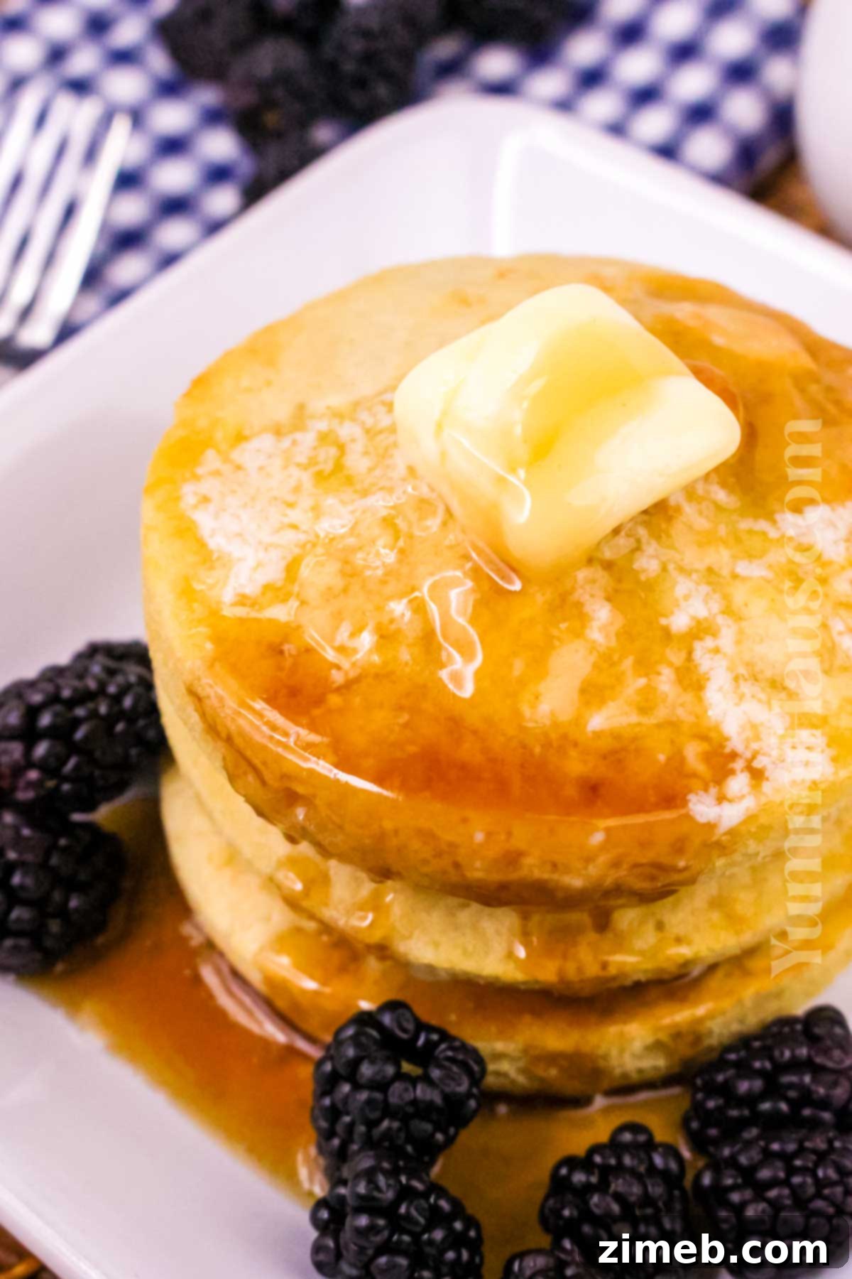 Fluffy Air Fryer Pancakes 7 Buttery air fryer pancakes, golden and fluffy