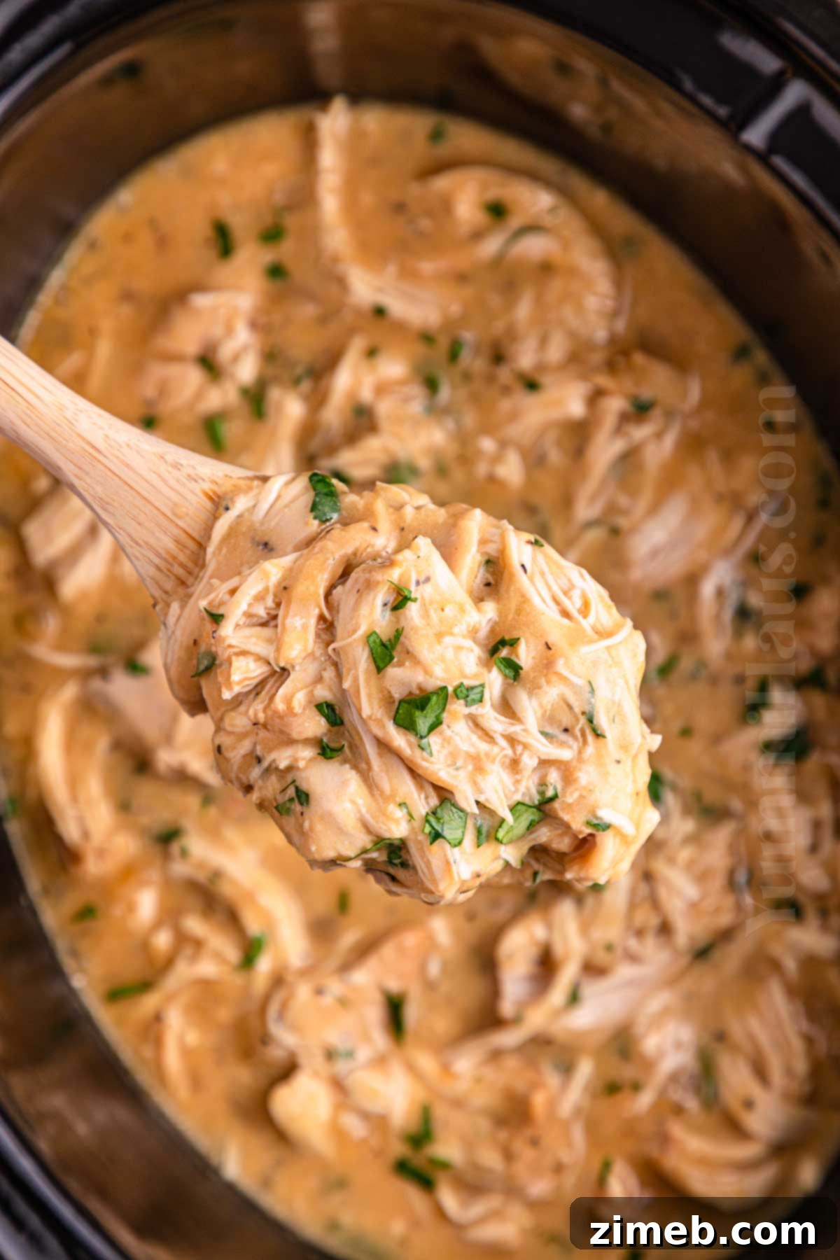Cozy Comfort Crockpot Chicken and Gravy 2 Tender, flavorful Chicken and Gravy in the Crockpot