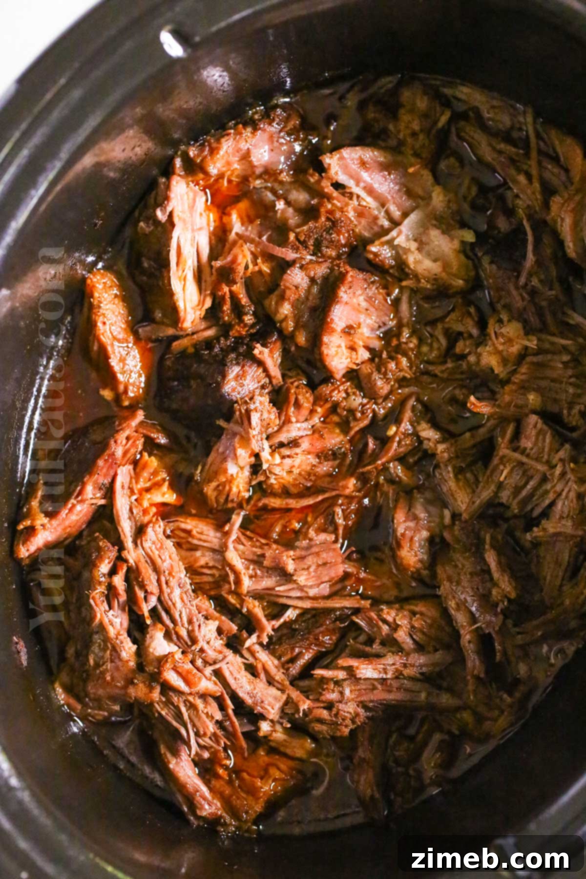 Melt-in-Your-Mouth Shredded Beef 9 Crockpot Shredded Beef ready to serve