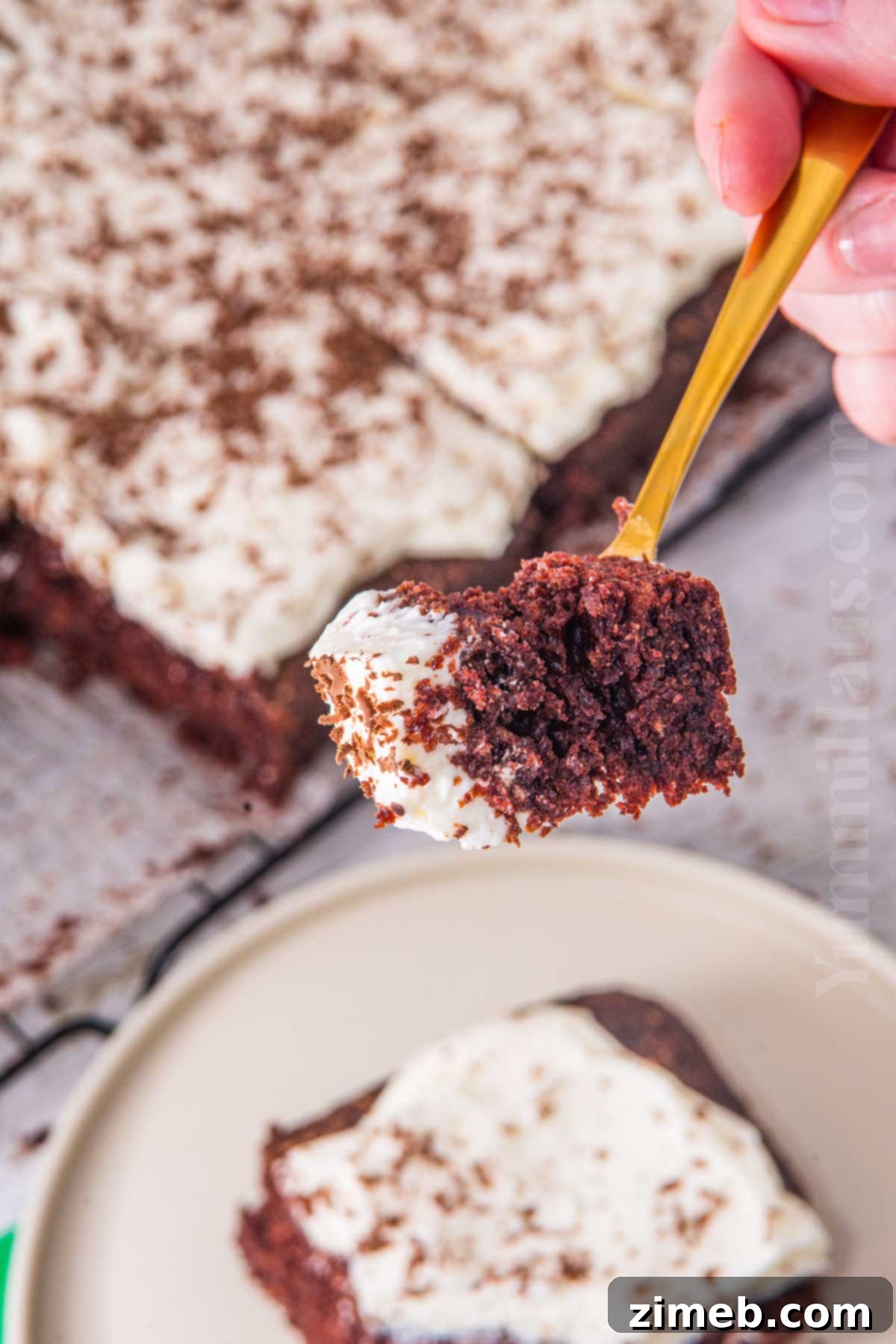Rich Guinness Chocolate Stout Cake 15 A beautifully frosted chocolate cake with beer, showcasing its deep color and creamy topping.