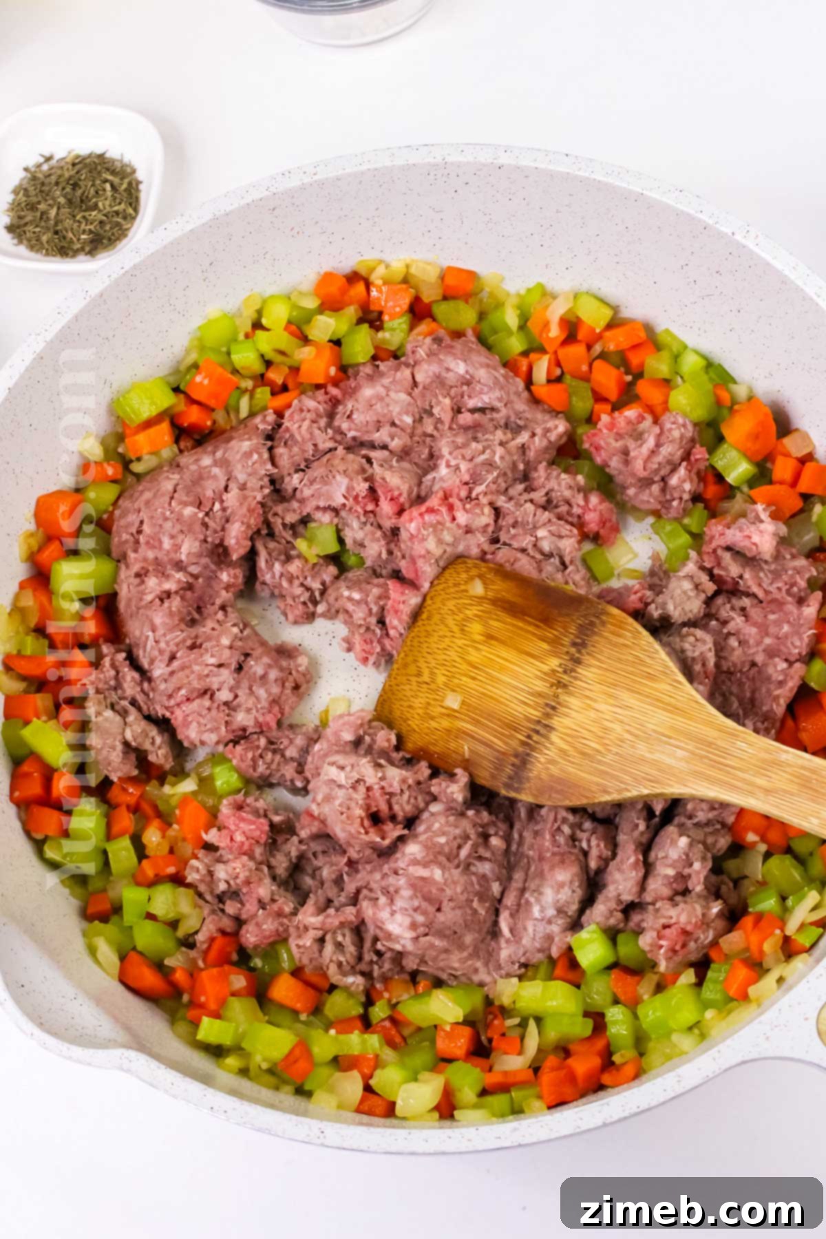 Hearty Irish Cottage Pie 5 Detailed process of making the savory filling for Irish Cottage Pie