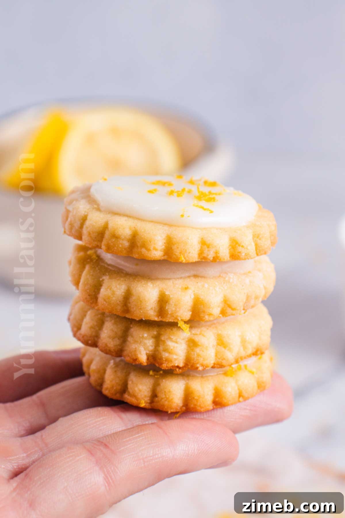 Sunshine Lemon Shortbread 15 Delicious sweet treats for spring, including lemon shortbread cookies