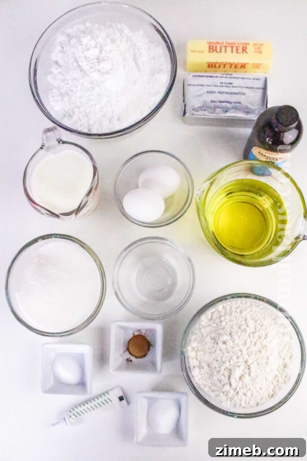 Green Velvet Cupcake ingredients