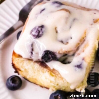 Luscious Blueberry Cinnamon Swirls 16 Blueberry Cinnamon Rolls