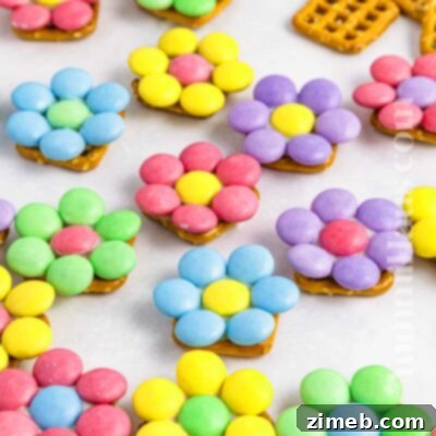 Blossom Pretzel Treats 16 Flower Pretzel Bites