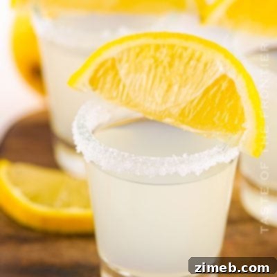 Refreshing Limoncello Spritz 9 Small glass with a Lemon Drop Shot