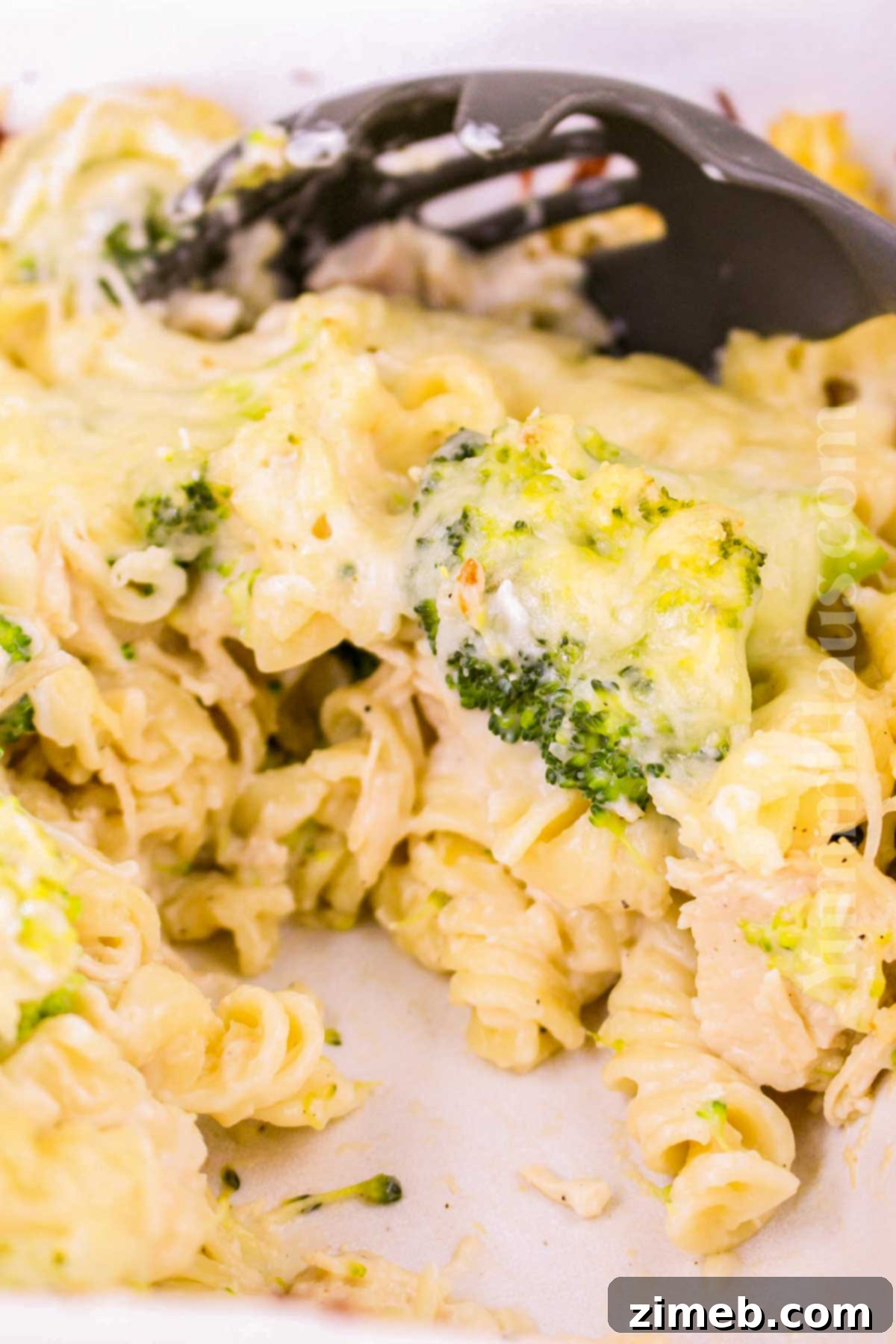 Creamy Chicken and Broccoli Alfredo Bake 14 Pasta bake meal with chicken and broccoli
