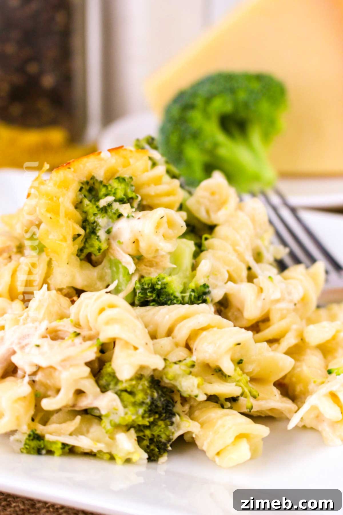 Creamy Chicken and Broccoli Alfredo Bake 15 Creamy pasta casserole dinner