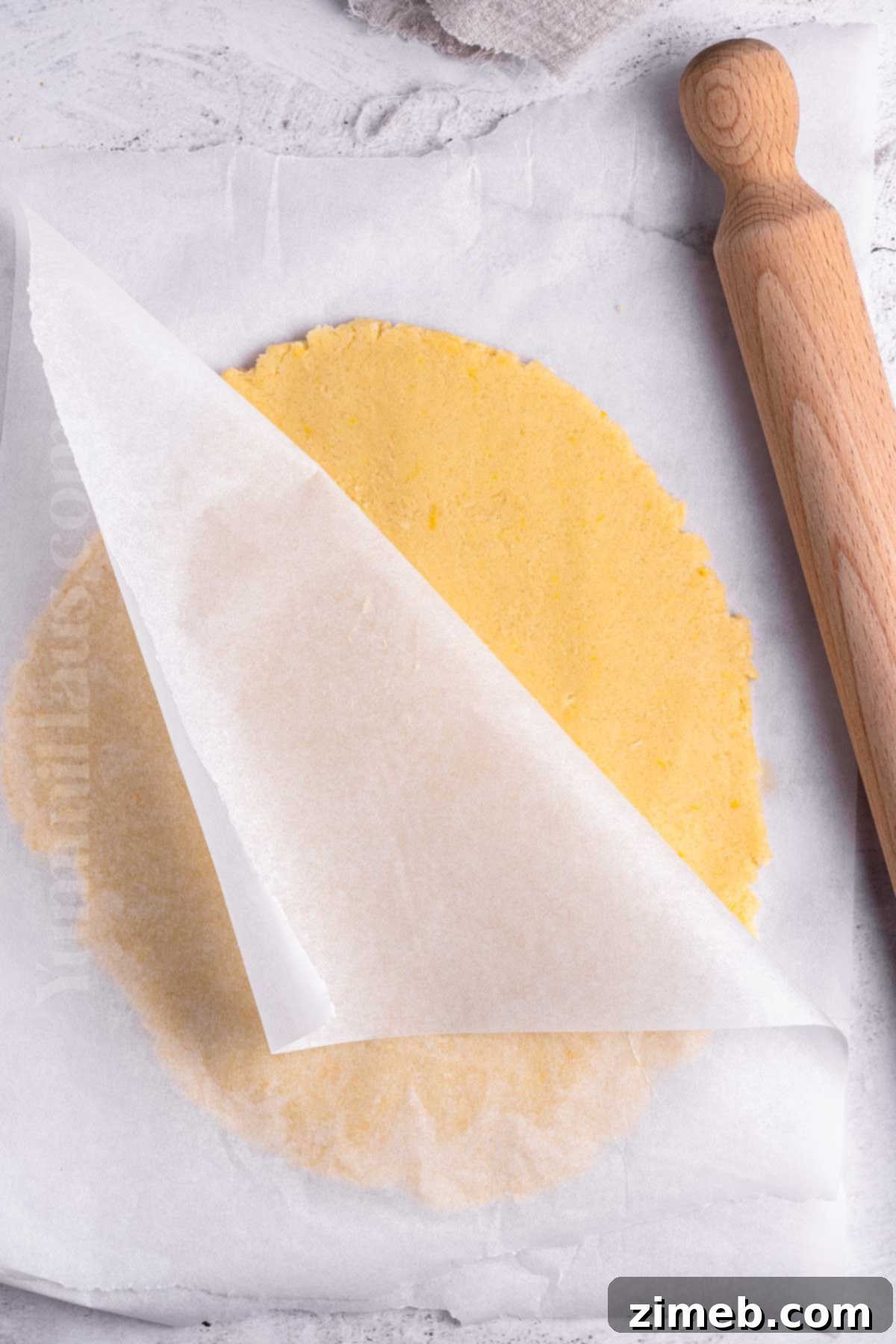 rolling the crust