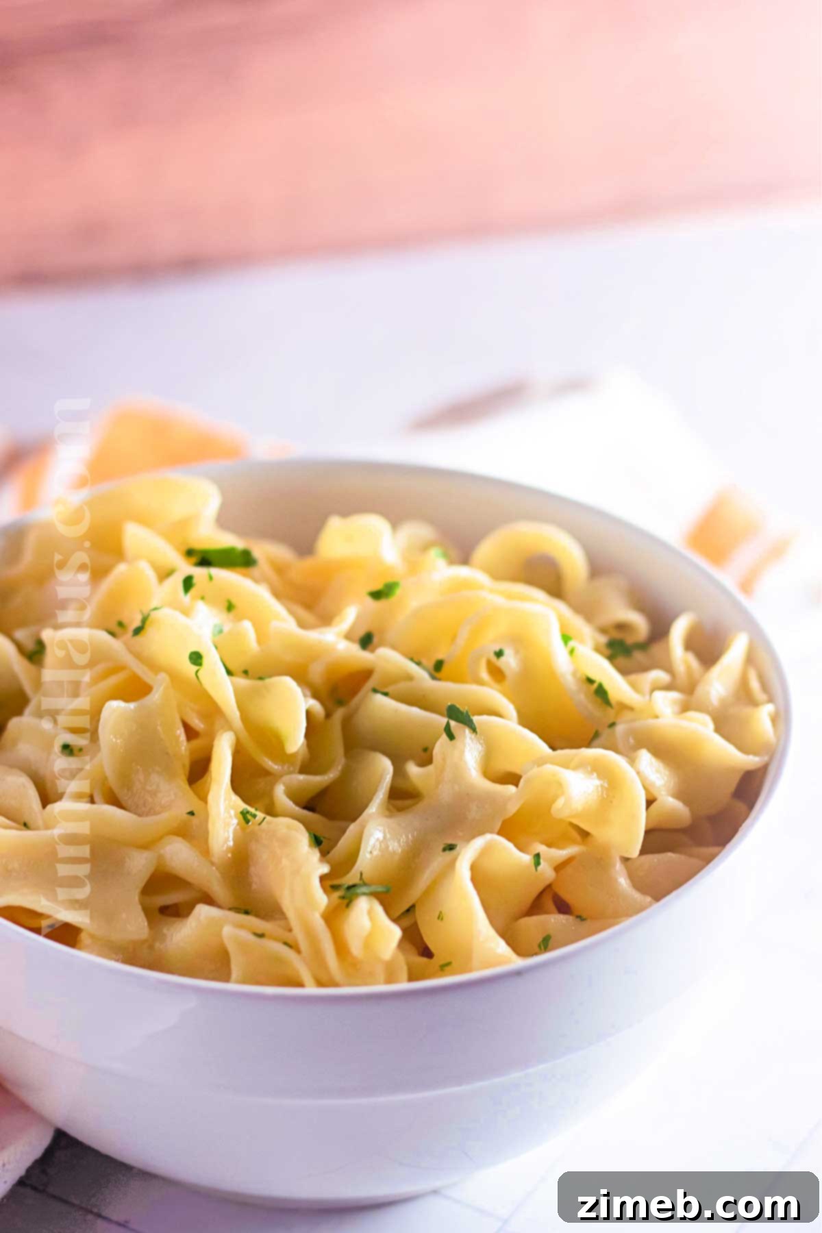 Butter Kissed Pasta 14 noodles cooked in butter
