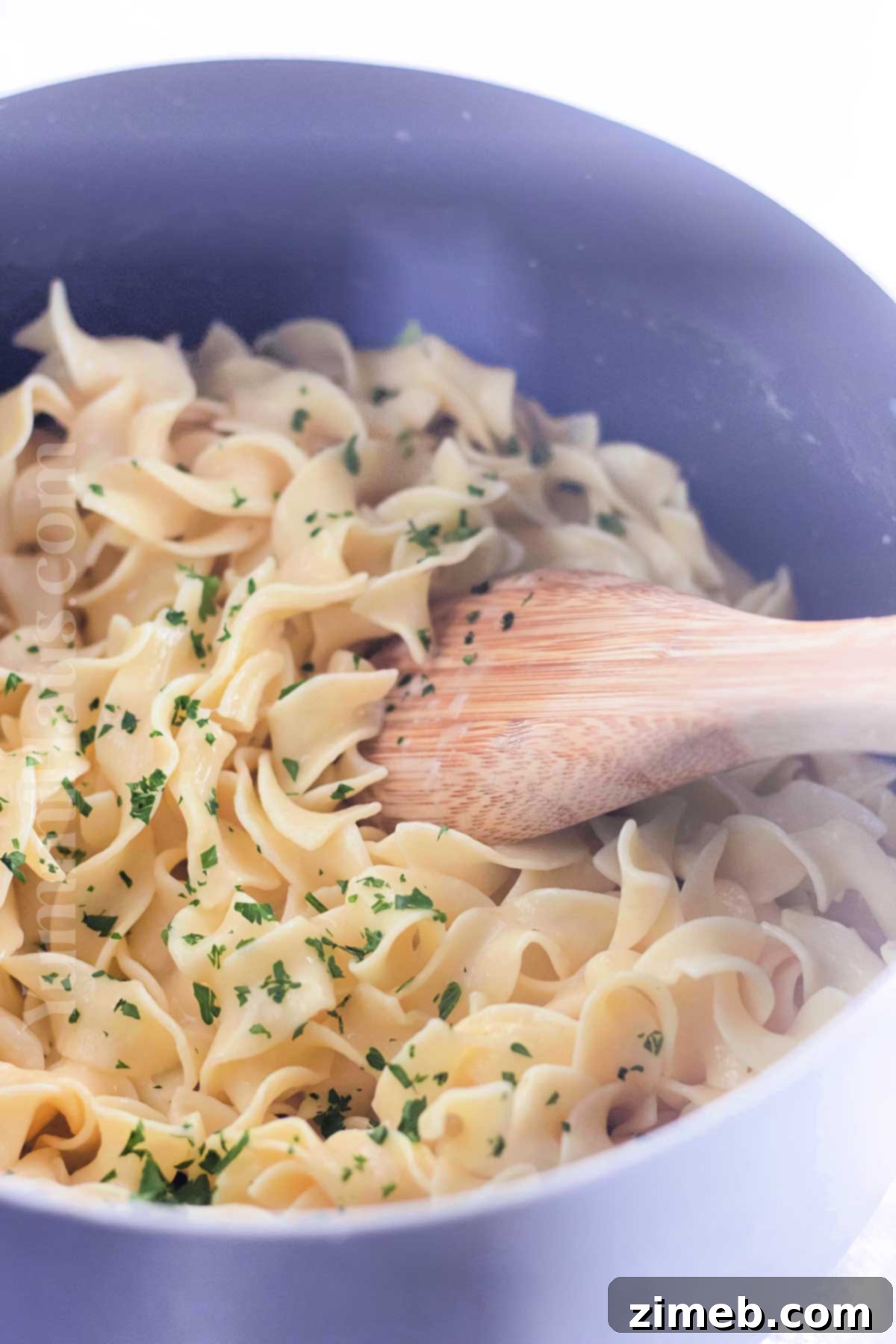 Butter Kissed Pasta 8 mixing with the butter and cheese