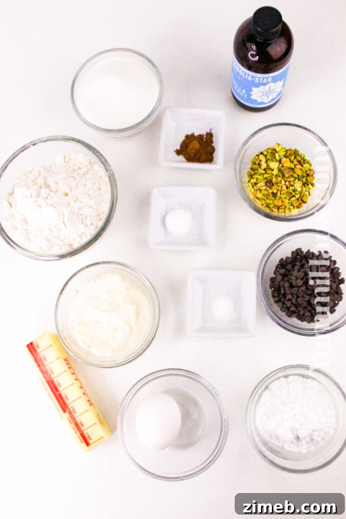 Cannoli Cookie ingredients