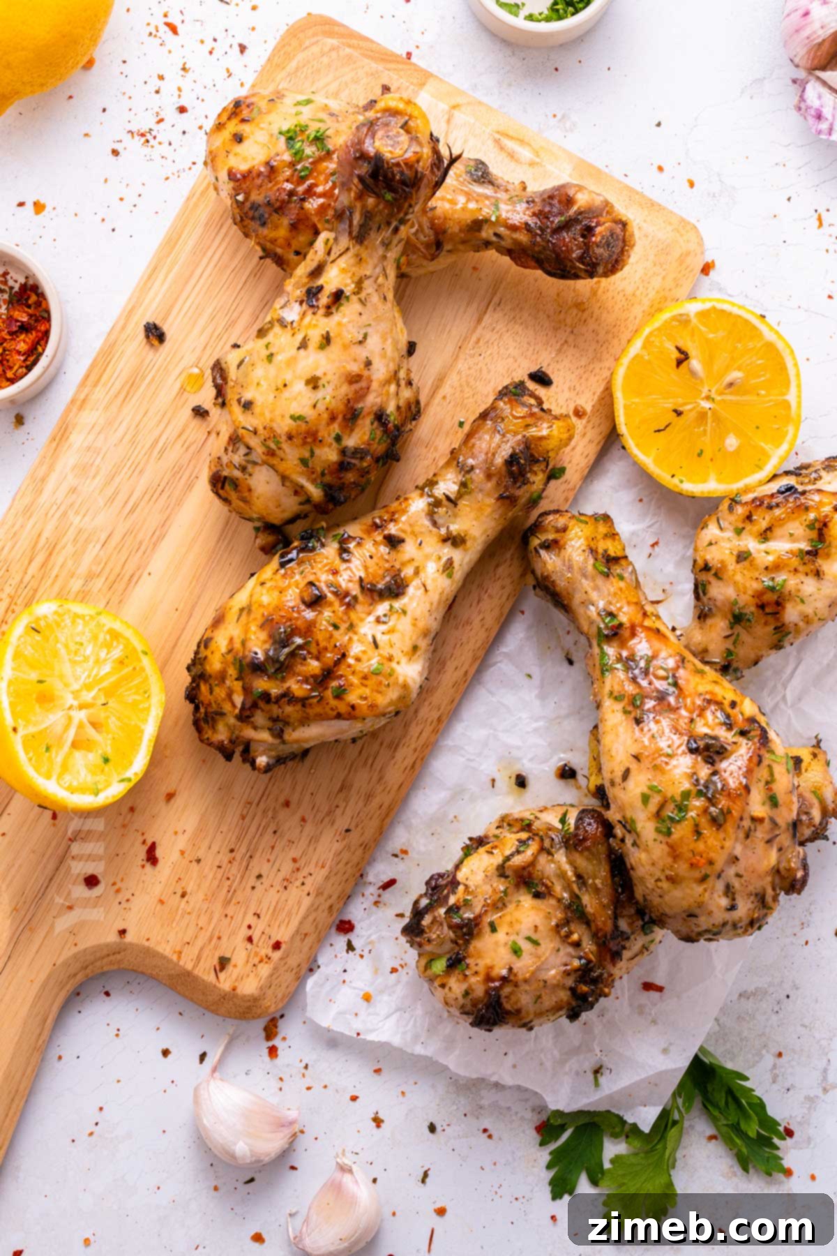 Crispy Air Fryer Drumsticks 3 chicken leg dinner recipe
