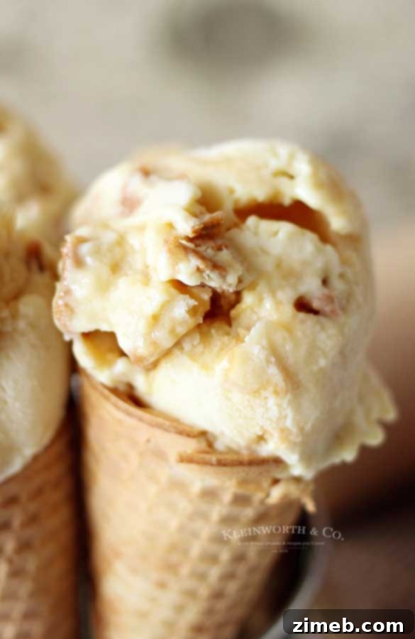 Caramel Crunch Froyo Cone 6 How to make Caramel Sugar Cone Frozen Yogurt - step-by-step instructions for a perfect dessert.
