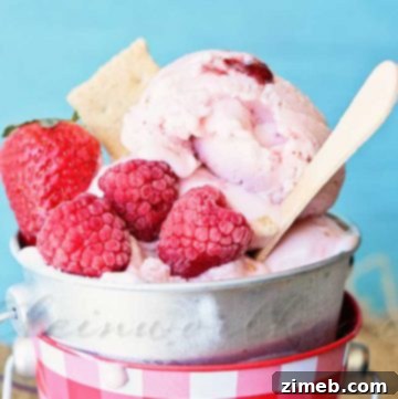 Double Berry Cheesecake Frozen Yogurt