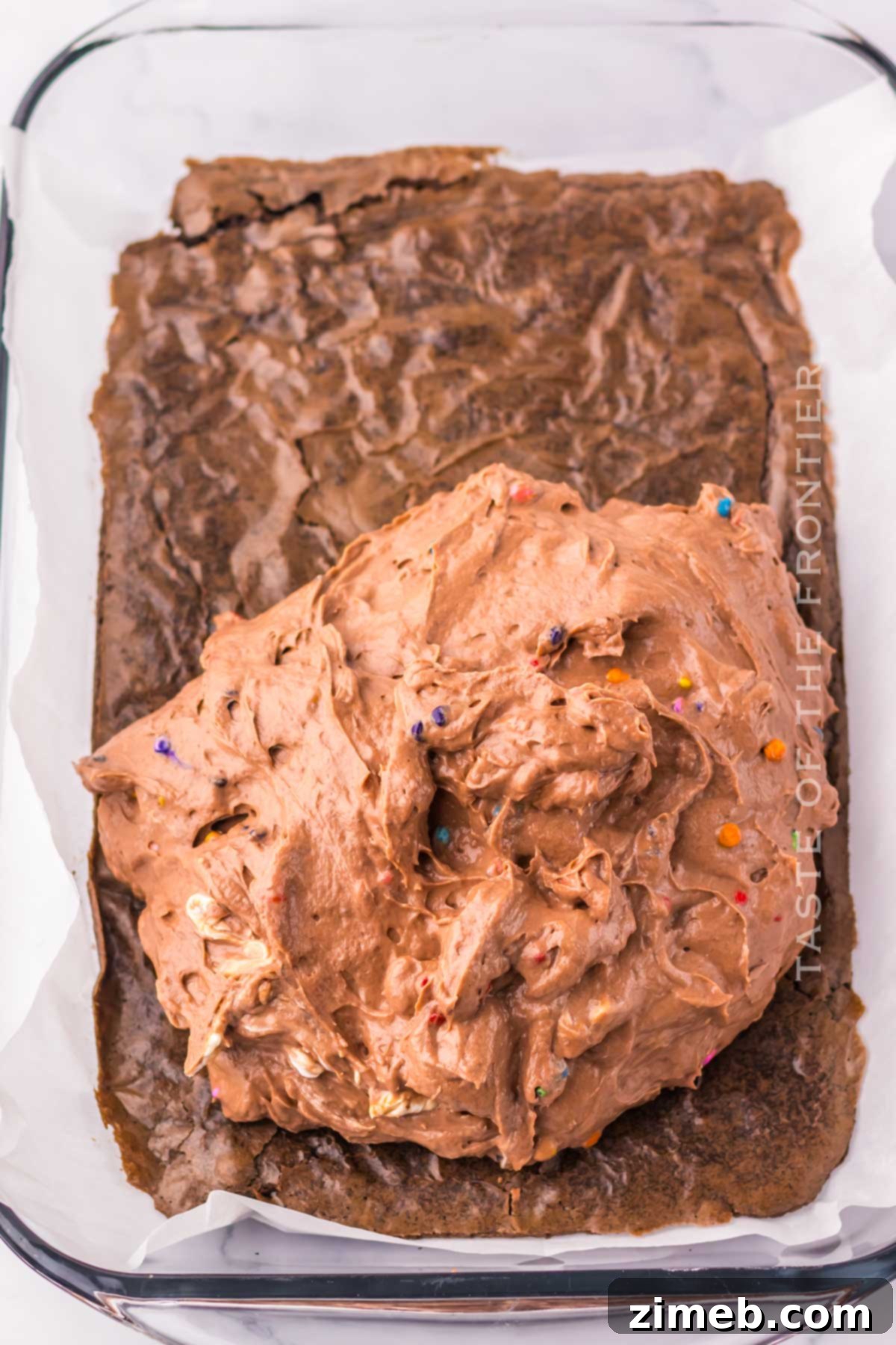Cosmic Brownie Dream 5 Cosmic Brownie Lush with a creamy chocolate layer visible
