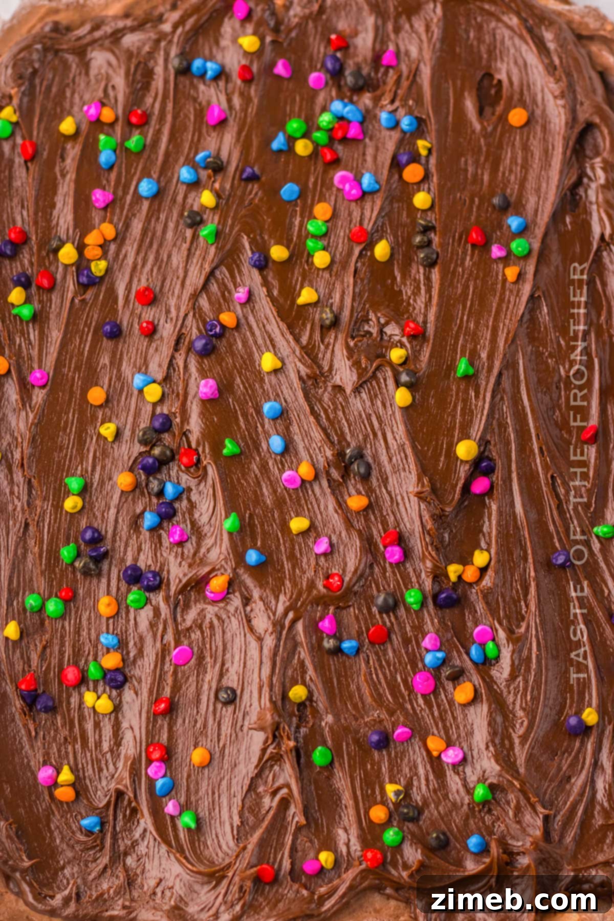 Cosmic Brownie Dream 7 Cosmic Brownie Lush with rainbow sprinkles, a festive and fun dessert