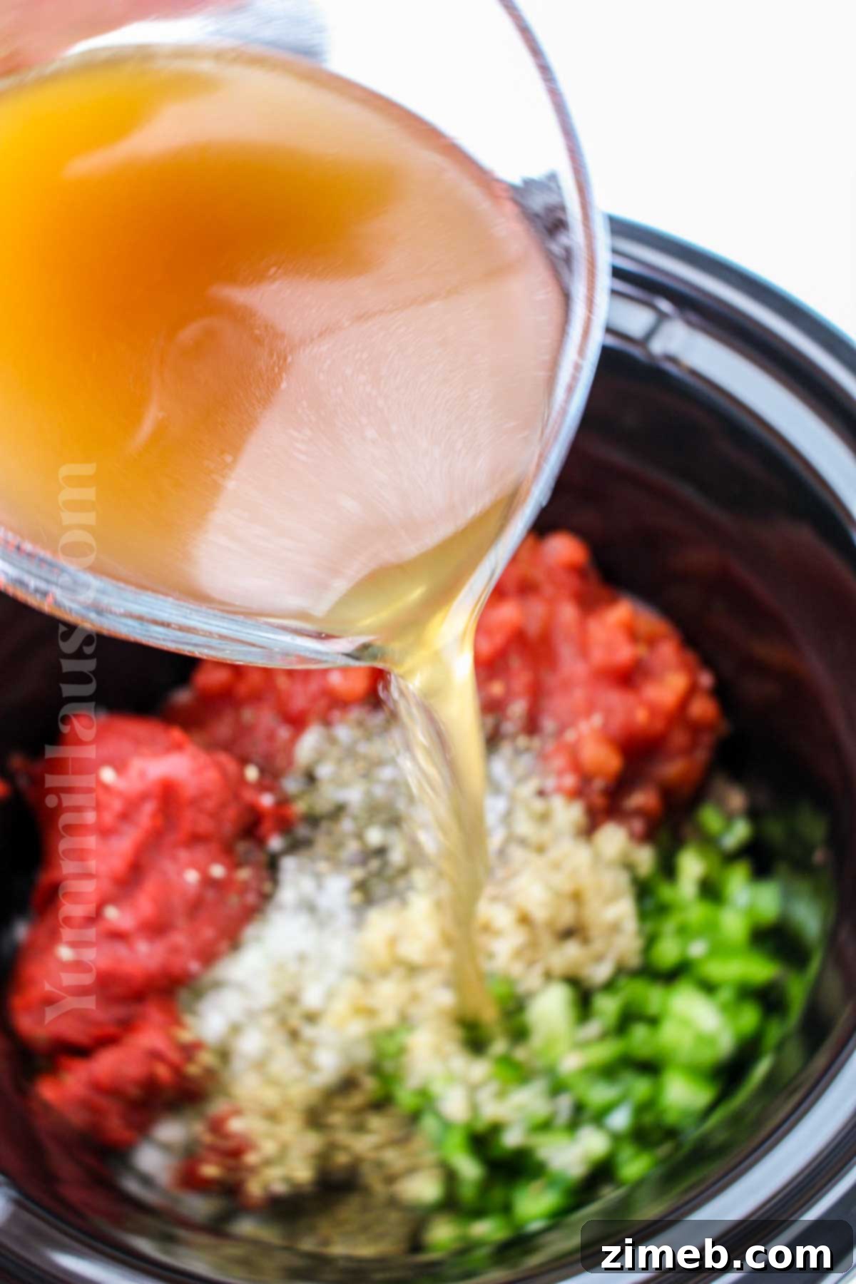 Effortless Crockpot Goulash 6 How to make Goulash in the Crockpot with detailed steps