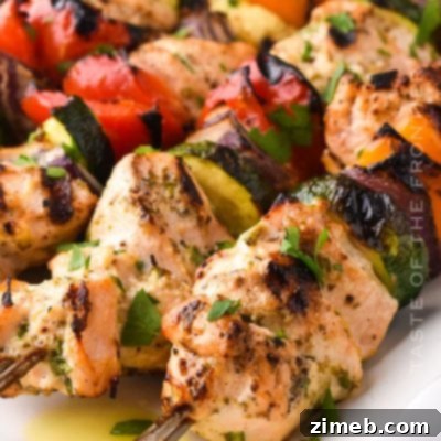 Grilled Chicken Kabobs