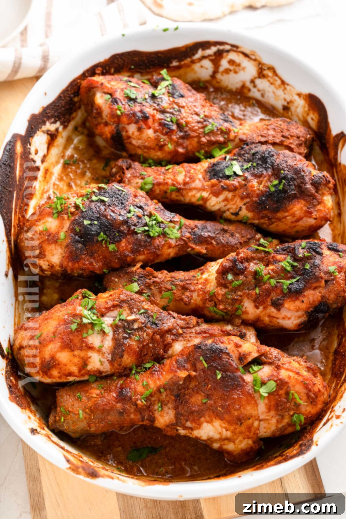 oven baked chicken legs
