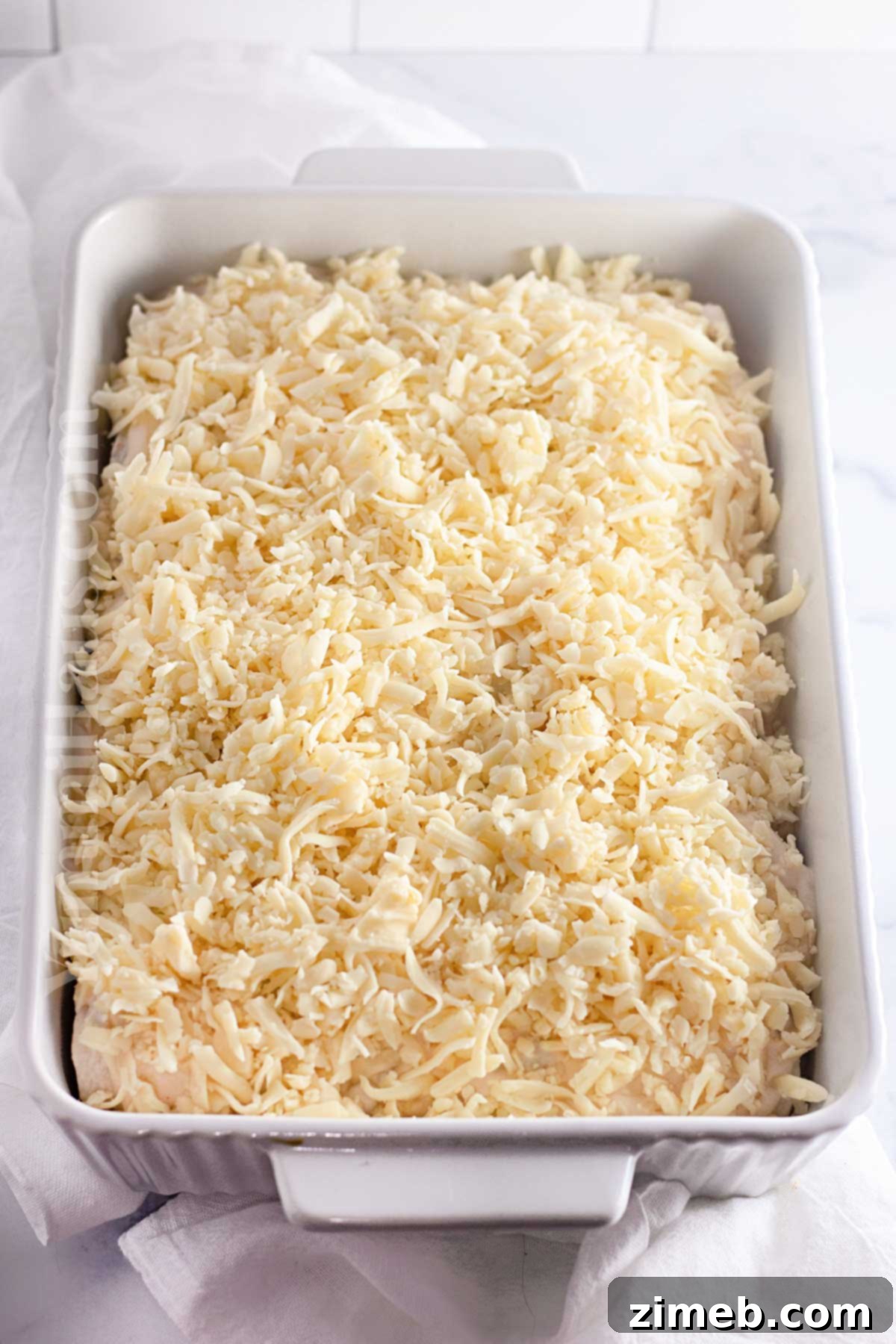 Creamy White Chicken Enchiladas 8 ready to bake
