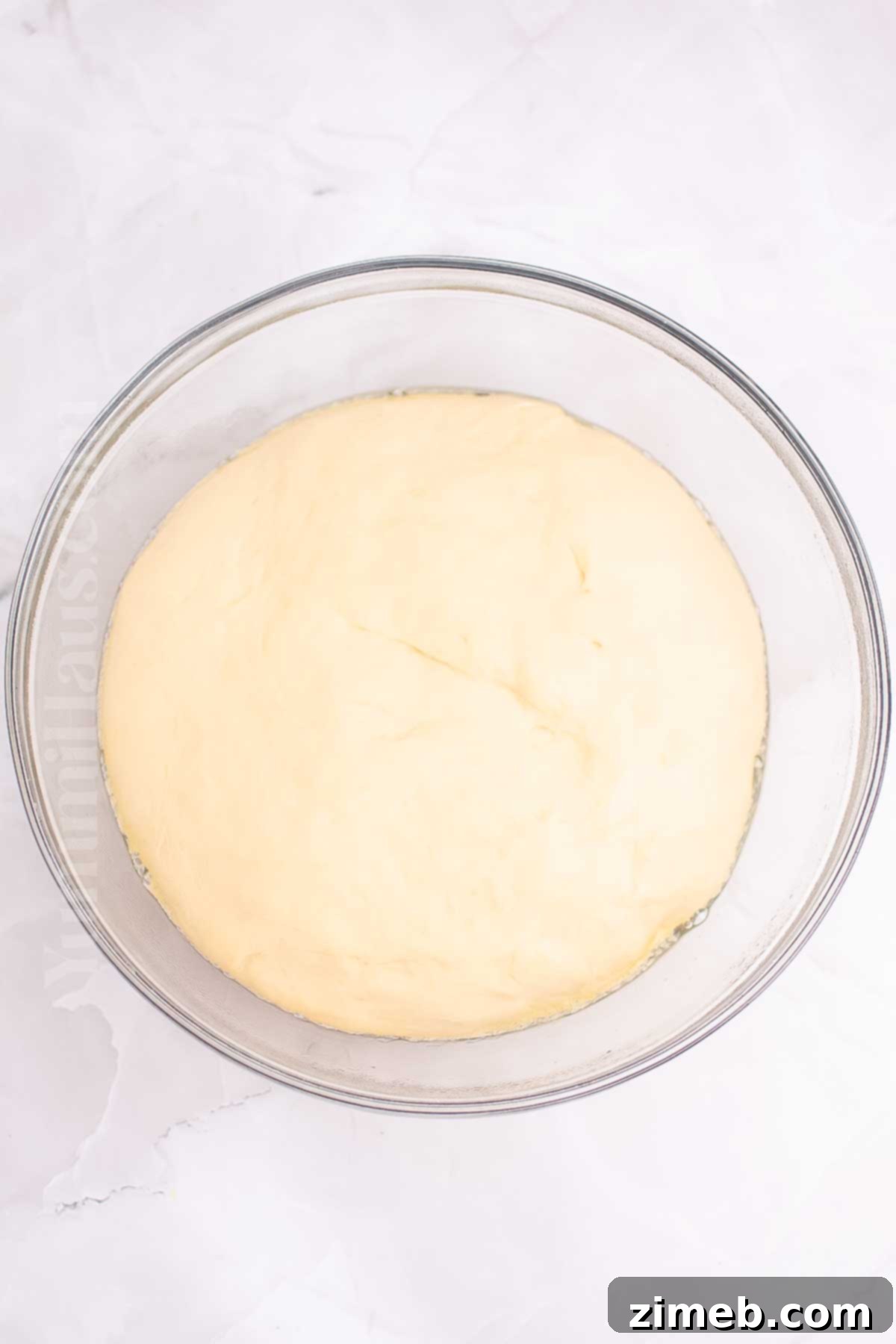 finished sourdough donut dough
