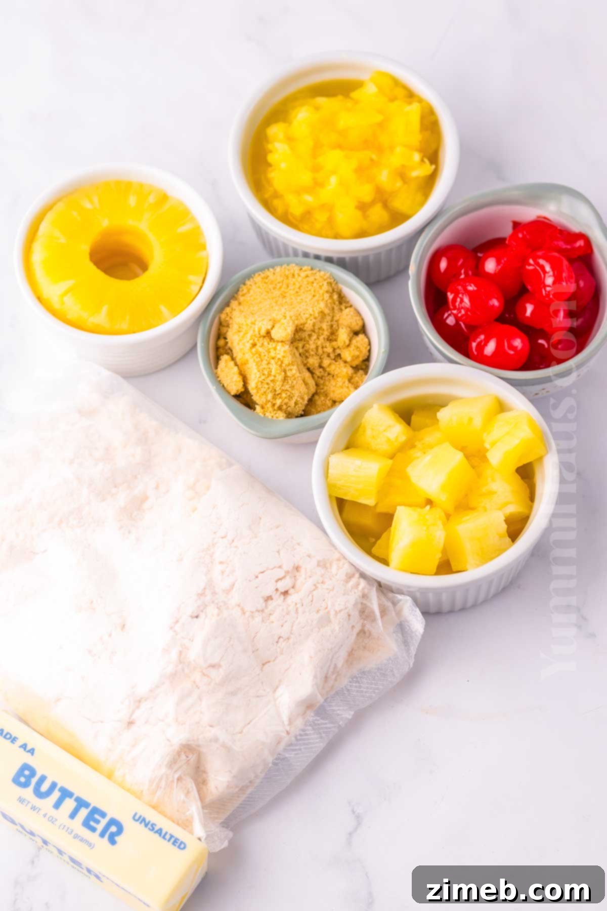 Effortless Pineapple Dessert 4 Pineapple Dump Cake ingredients