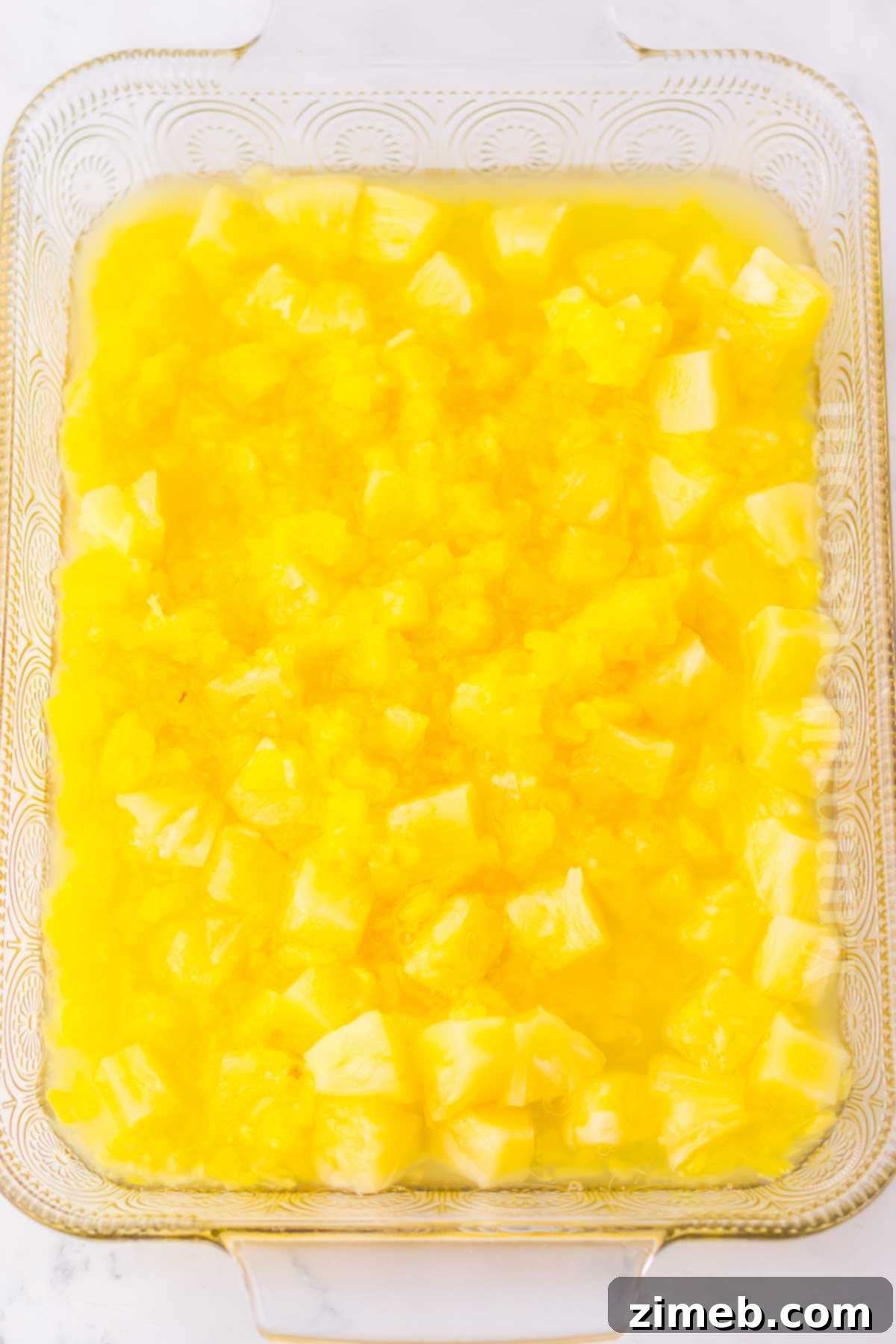 Effortless Pineapple Dessert 5 making pineapple dessert