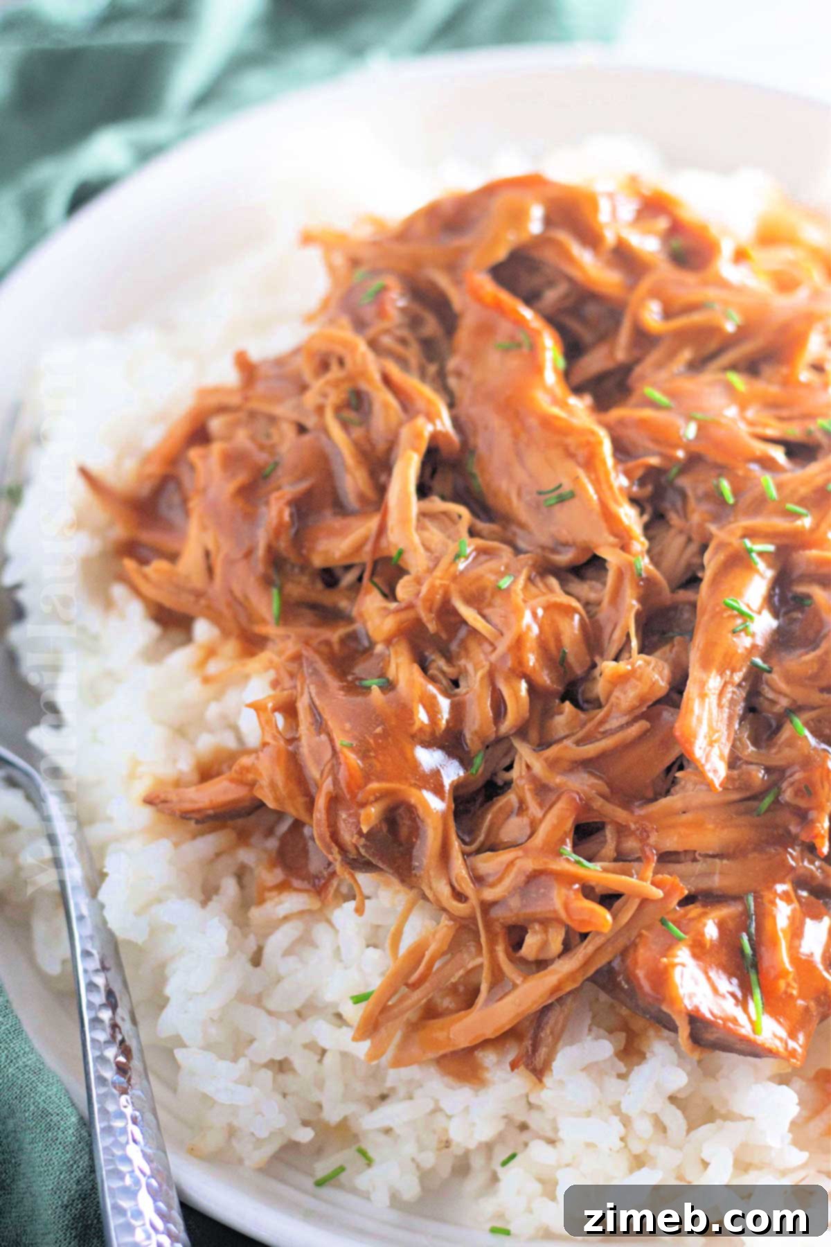 Caramelized Honey Garlic Chicken 3 Crockpot Garlic Honey Chicken simmering to perfection, a deliciously easy, hands-off meal that's both sweet and savory.