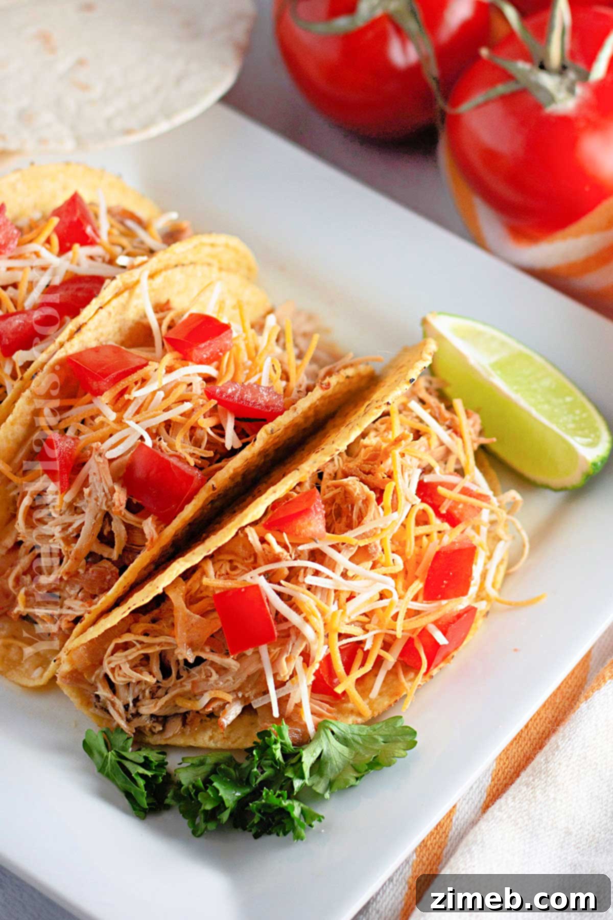 Fall-Apart Chicken Tacos 3 easy chicken taco dinner