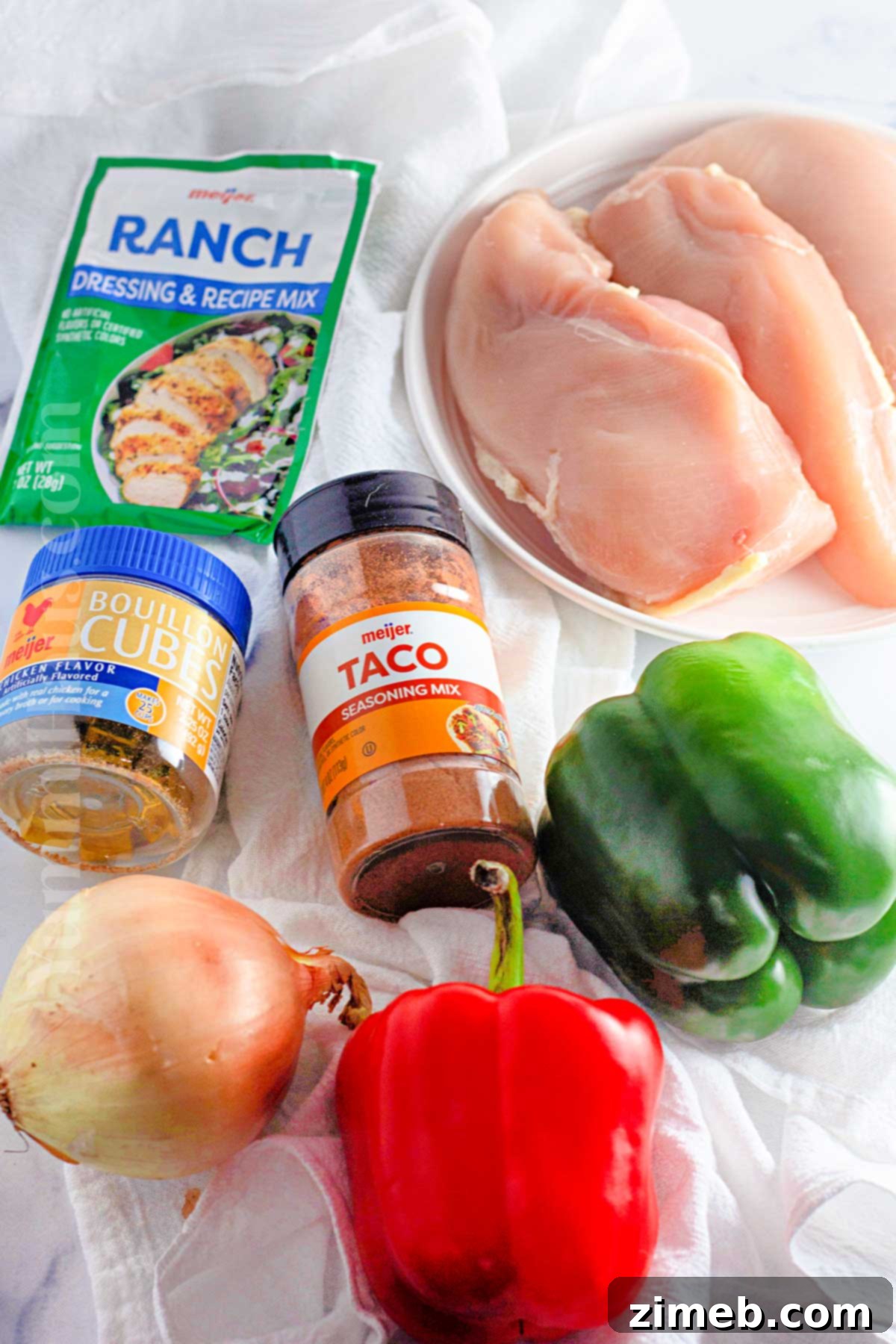 Fall-Apart Chicken Tacos 4 Slow Cooker Pulled Chicken Taco ingredients