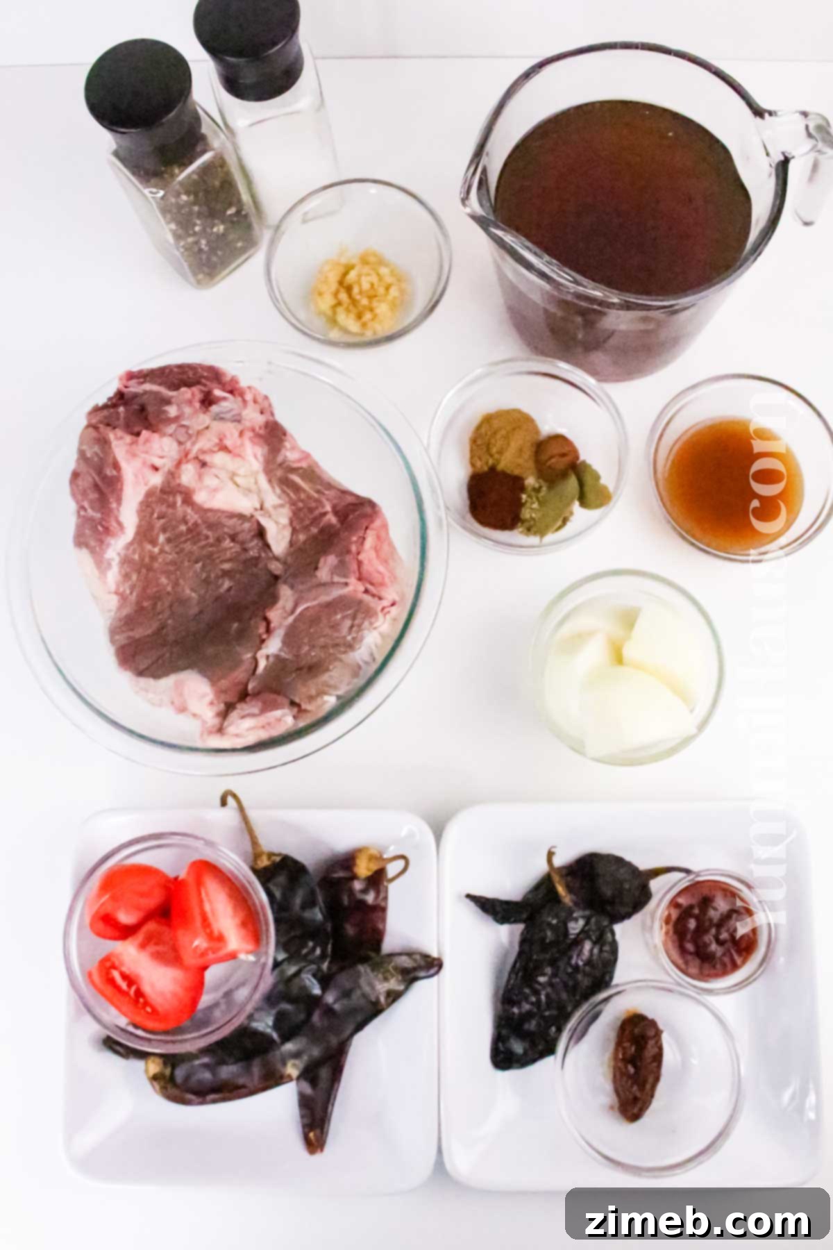 Easy Slow Cooker Birria Tacos 4 Slow Cooker Birria Taco ingredients