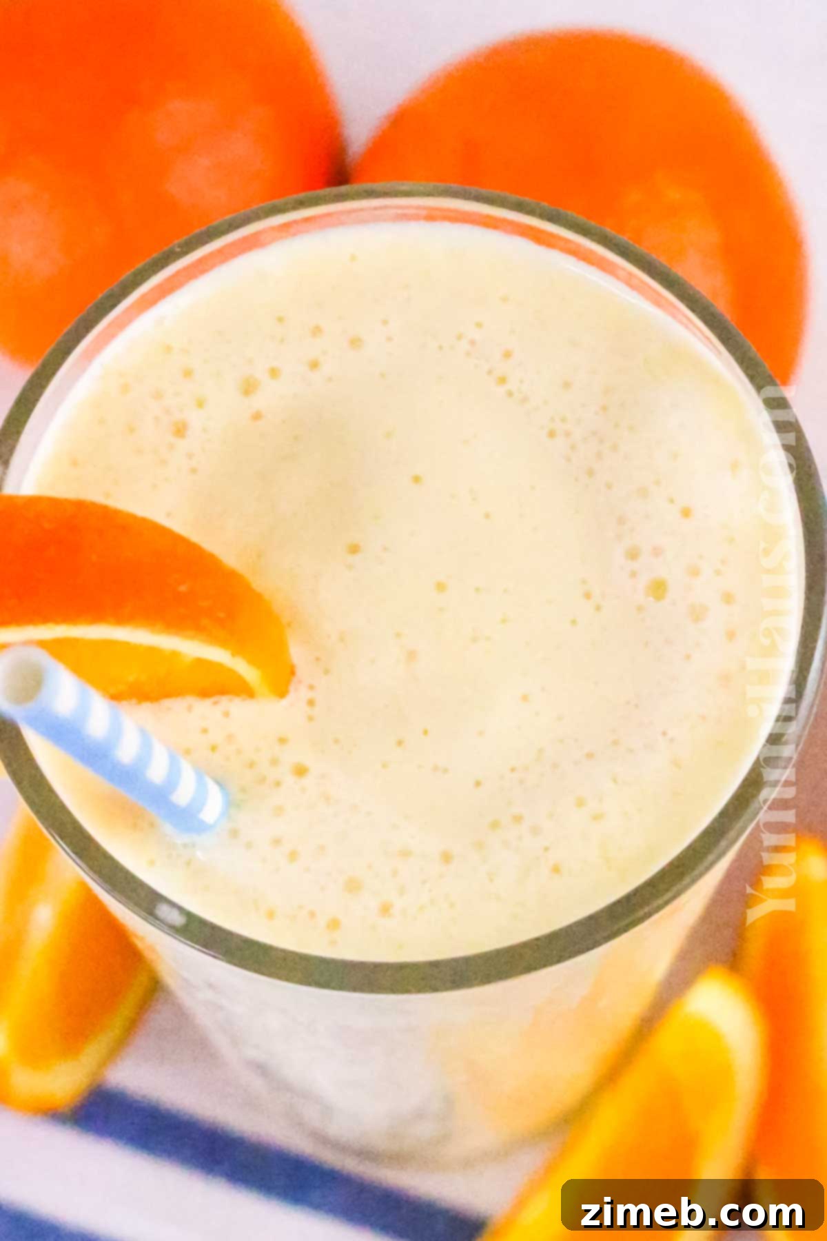 Homemade Orange Julius: Cool, creamy, and bursting with citrus flavor, this easy sweet treat blends up in minutes for a refreshing experience.