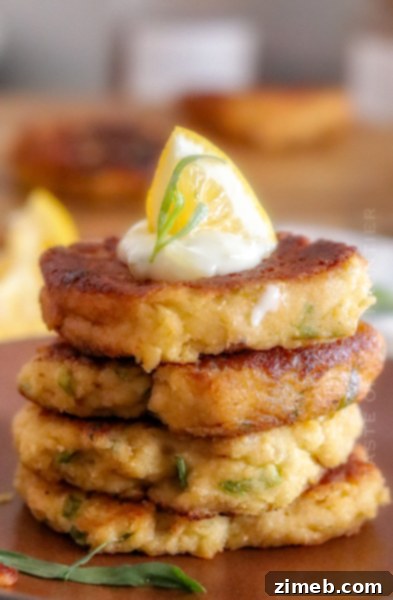 Golden-brown, crispy Crab Cakes, ready to be served, perfect for a special brunch or light meal.