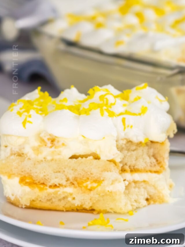 Limoncello Tiramisu - a bright, refreshing no-bake dessert for Mother's Day.
