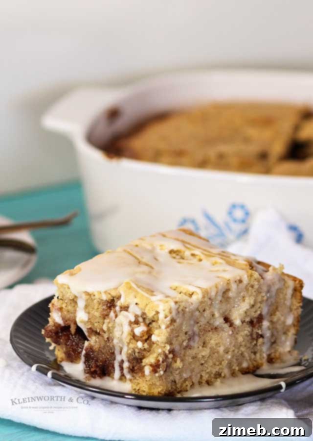 22 Stunning Mother's Day Cake Designs 23 Glazed Cinnamon Coffee Cake with streusel topping
