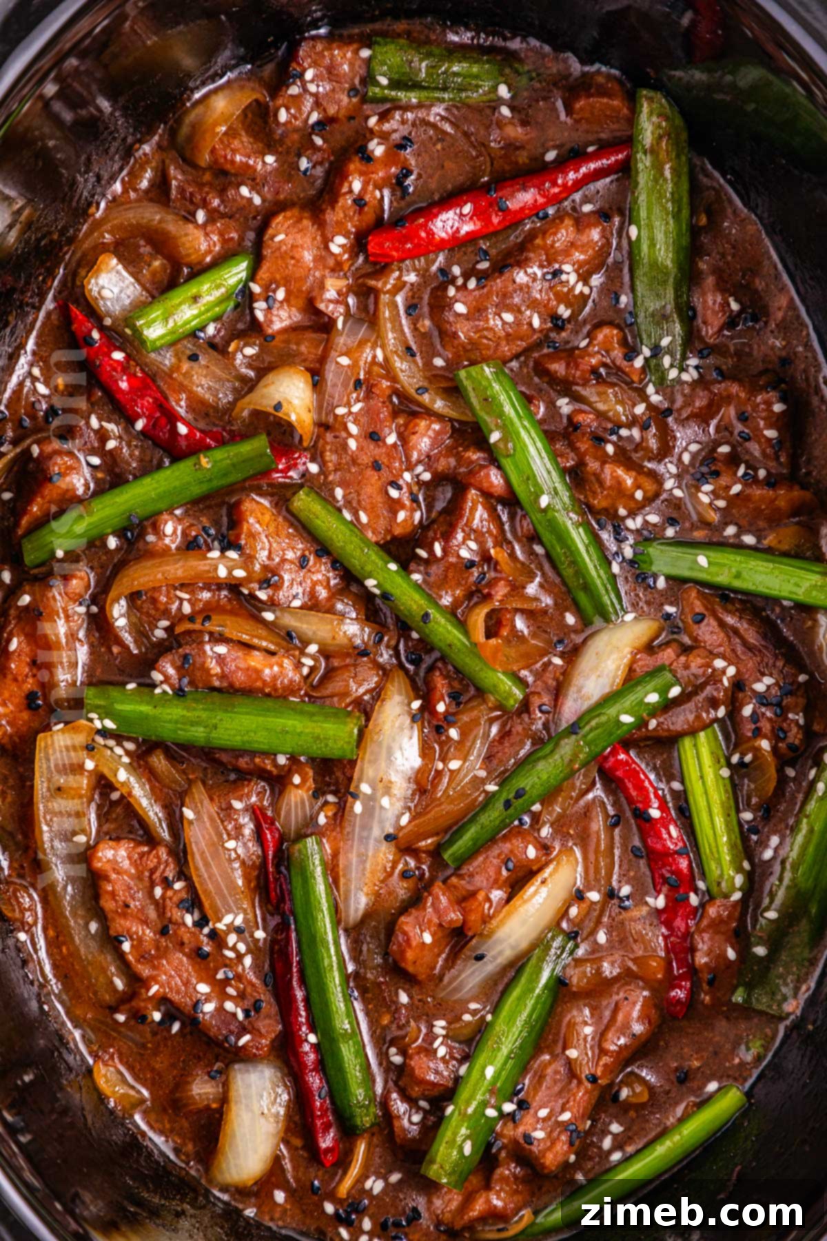 Slow Cooker Mongolian Beef recipe