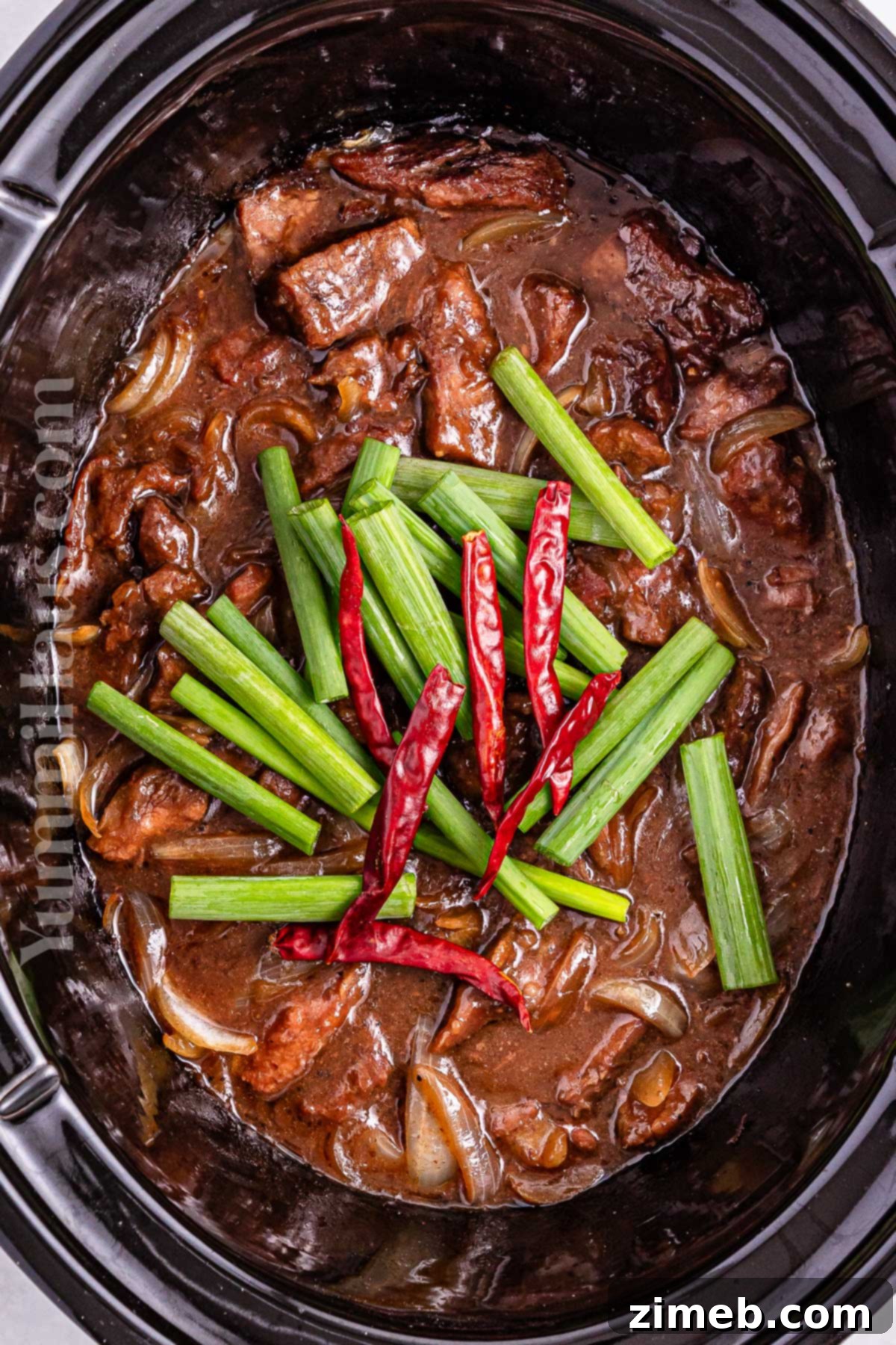 how to make Slow Cooker Mongolian Beef