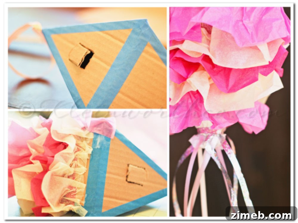 Piñata Construction Steps: Cardboard Base