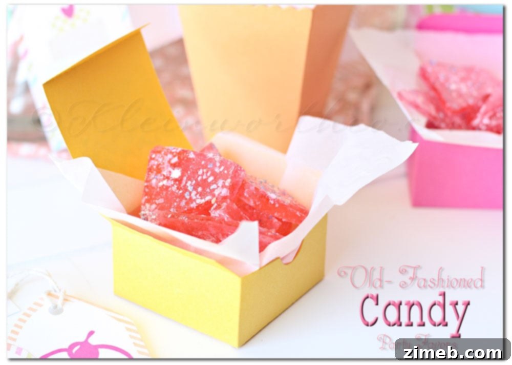Effortless Old-Fashioned Candies Perfect for Party Favors 3 Easy Hard Candy Recipe, old fashioned candy recipe, DIY candy making