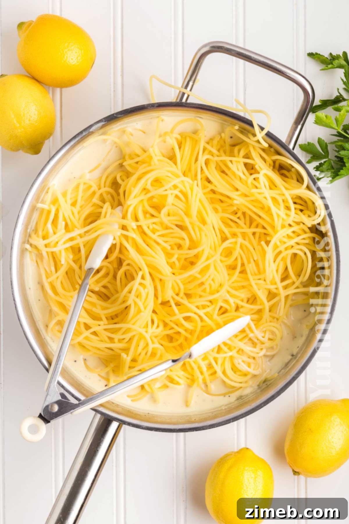 how to make Lemon Cream Spaghetti