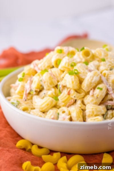 32 Delicious and Refreshing Summer Salad Recipes 10 Hawaiian Macaroni Salad - A creamy macaroni salad with island-inspired flavors.