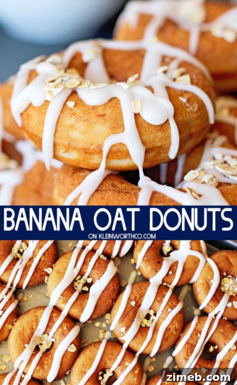 Homemade Banana Oat Donuts