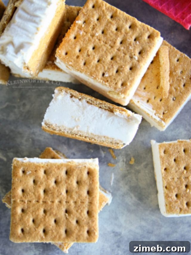 35 Refreshing Summer Frozen Treats 37 Recipe for Easy Skinny Ice Cream Sandwiches made with just 3 ingredients.
