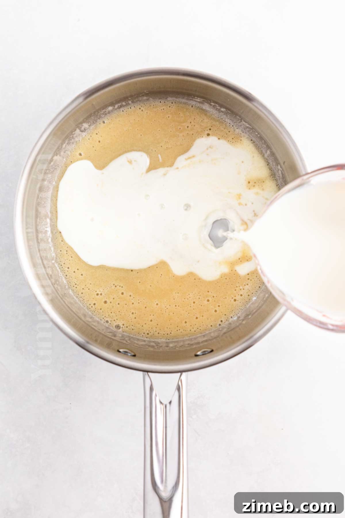 The Ultimate Creamy Cheddar Sauce 6 making the roux