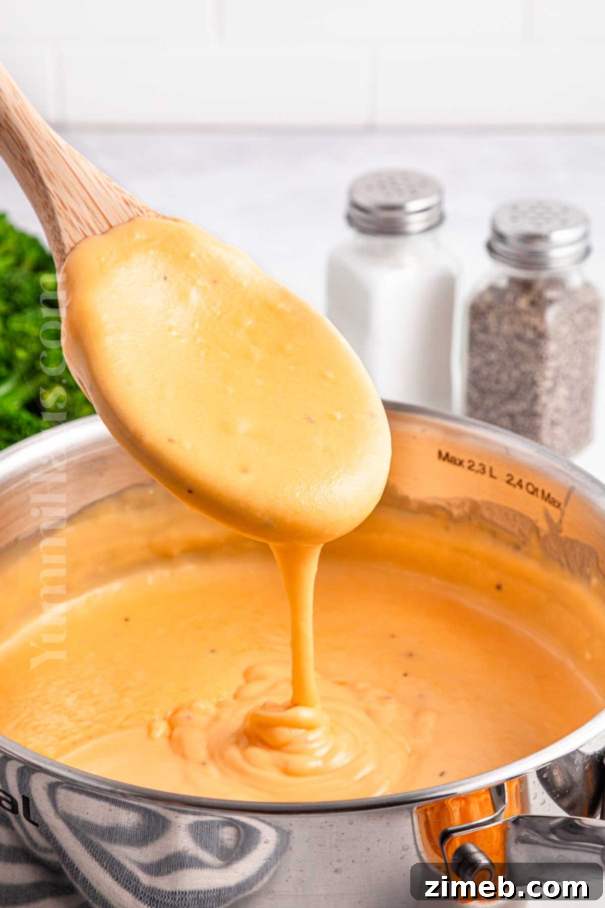 The Ultimate Creamy Cheddar Sauce 7 creamy cheese