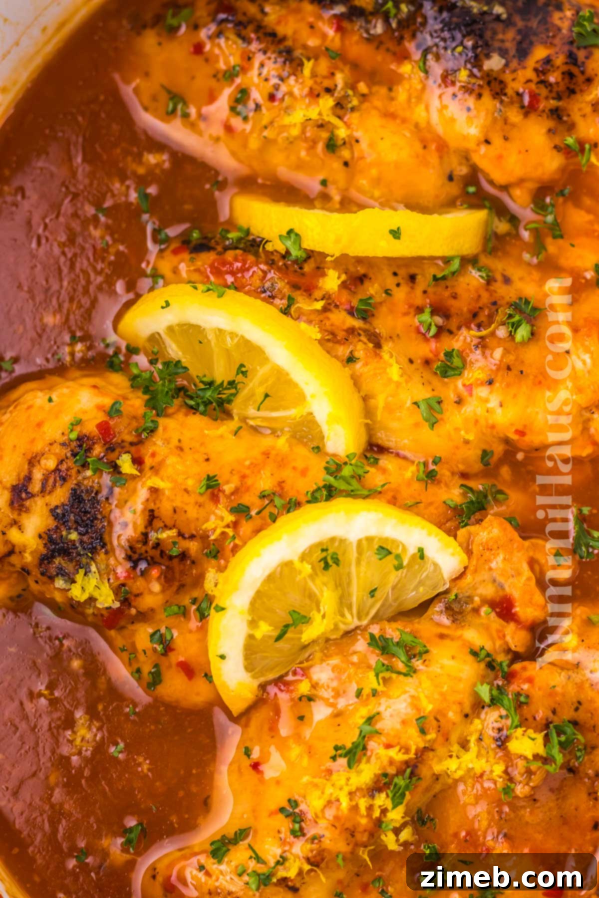 Sweet and Tart Slow Cooker Chicken 2 Slow Cooker Lemonade Chicken: Tender chicken breasts in a sweet and tangy lemon sauce for an easy weeknight meal.